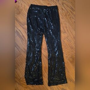 🦝 Sincerely Jules Black Sequin Pants L🦝